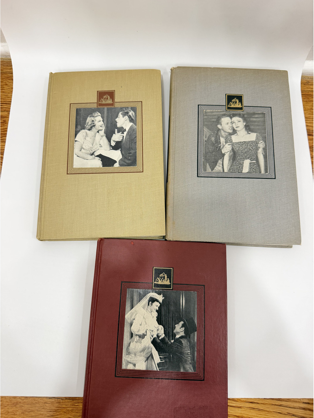 Lot of 3 Vintage Hardcover Play books